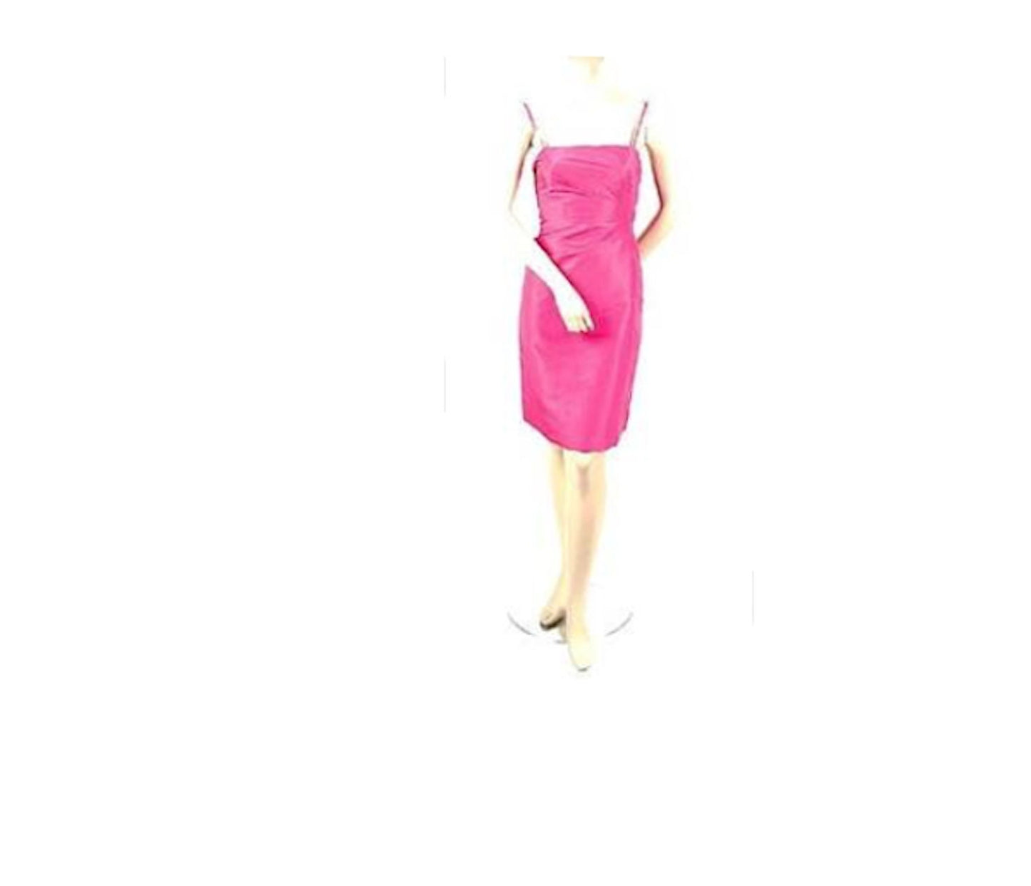 BCBG Max Azria Size 4 Silk Satin Bowknot Cocktail Dress Wedding Prom