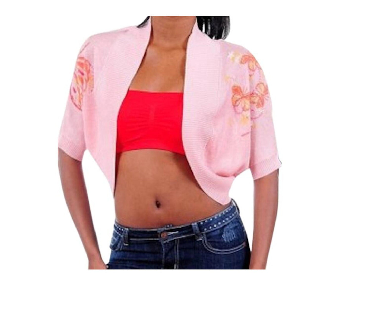 Butterfly Knit Sweater Wrap Cardigan