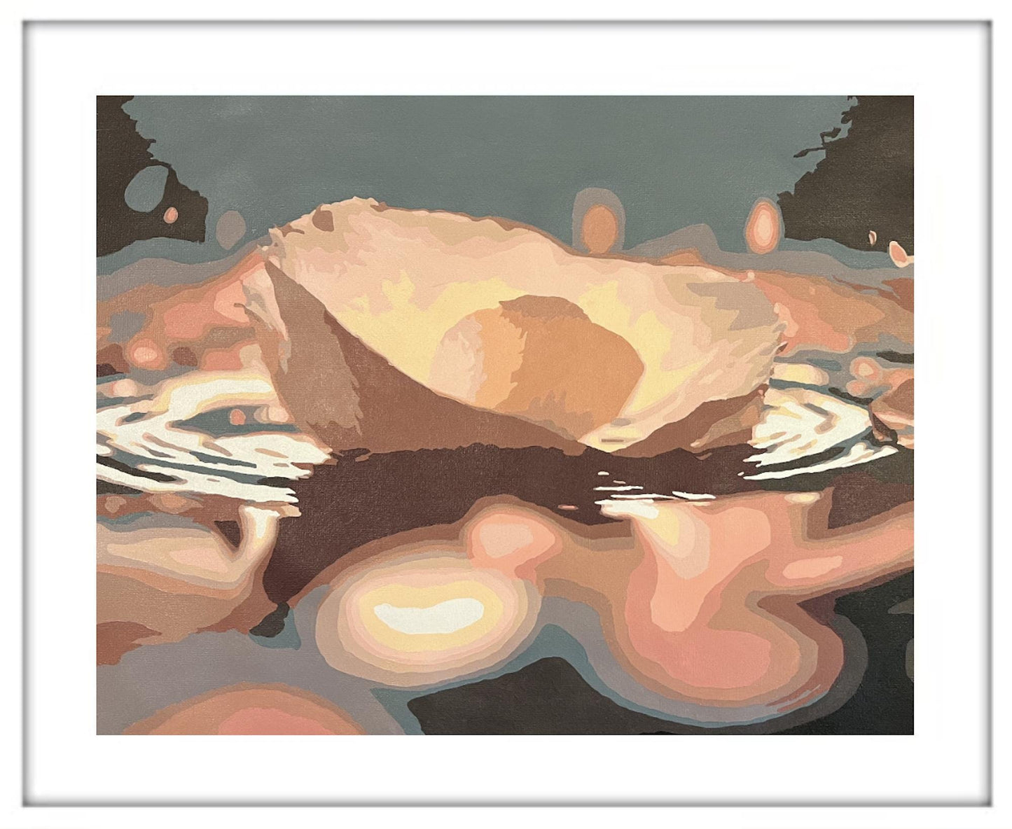 20x24 The Ripple Effect Acrylic Painting 2024