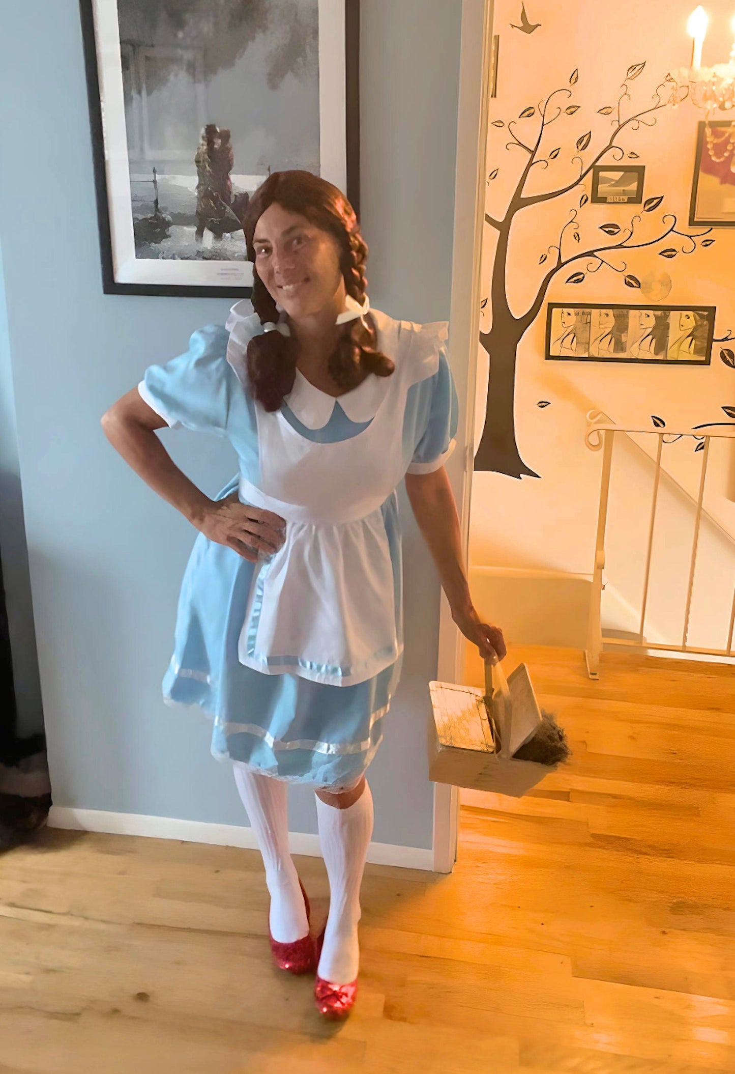 6pc Size Large Dorothy Costume Dress Set Halloween