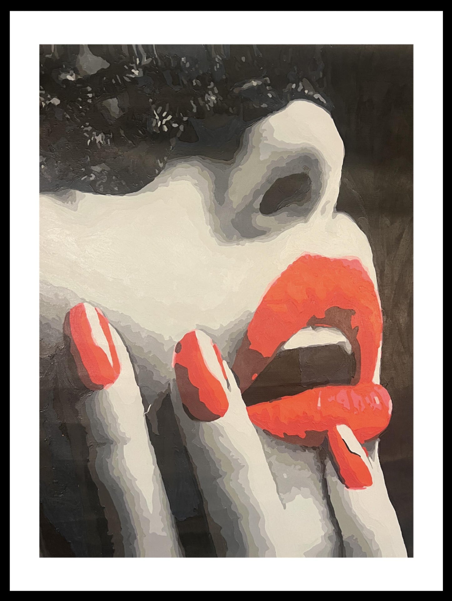 20x24 The Masquerade Acrylic Painting 2022