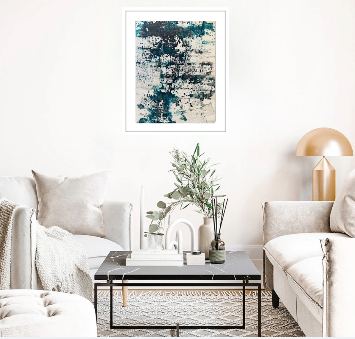 Wanderlust 8x10 Screen Print Bold Modern Abstract Theme Canvas Wall Art (Framing Optional)