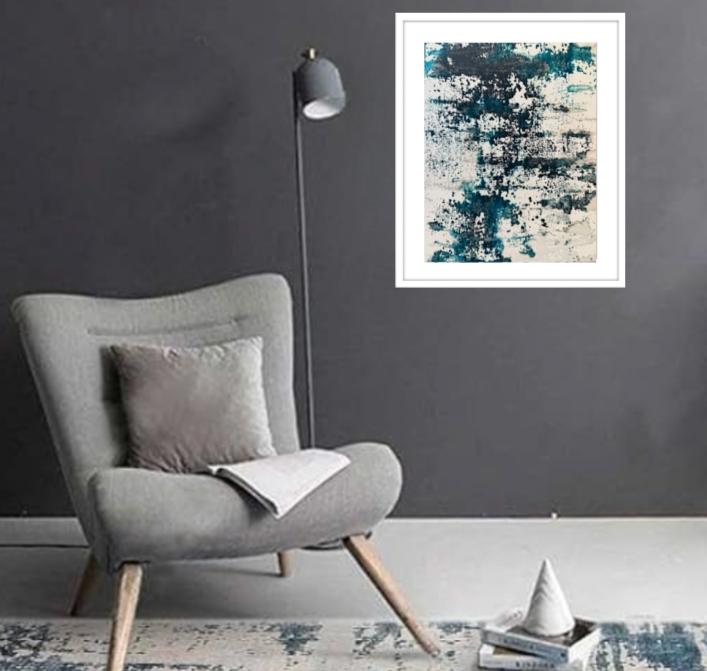 Wanderlust 8x10 Screen Print Bold Modern Abstract Theme Canvas Wall Art (Framing Optional)