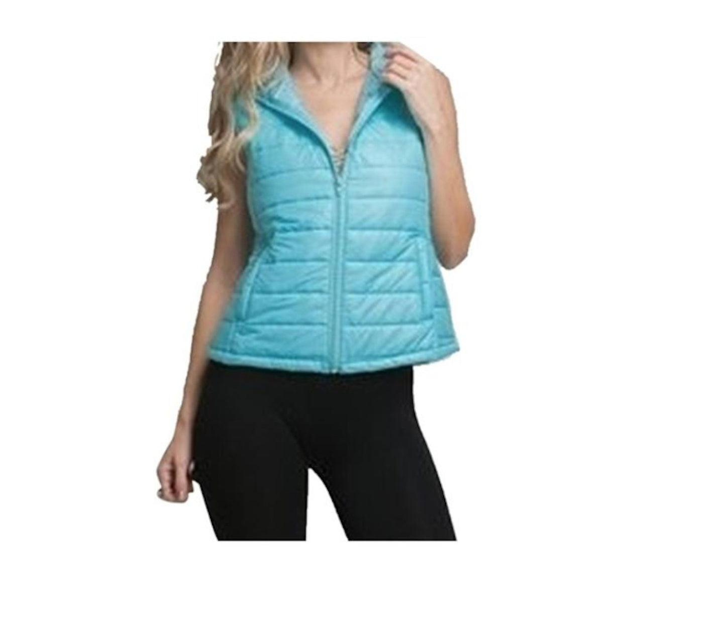 Size Medium Sleeveless Hoodie Puffer Jacket Vest