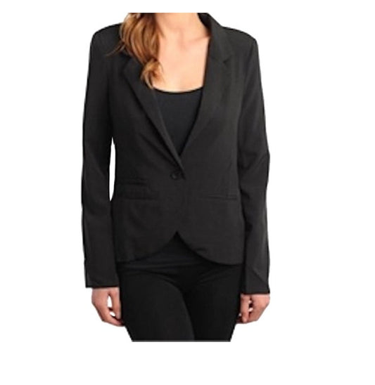 Simple One Button Staple Blazer Jacket