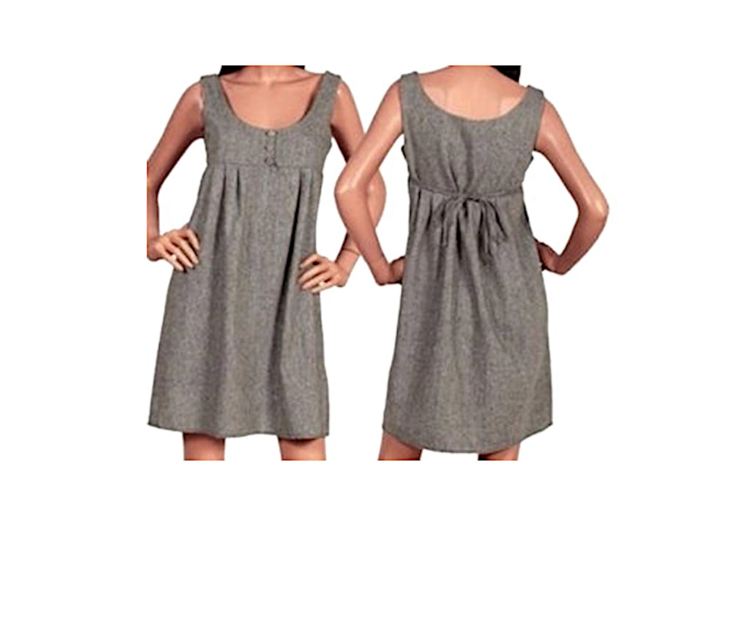 Sleeveless Babydoll Romper Dress