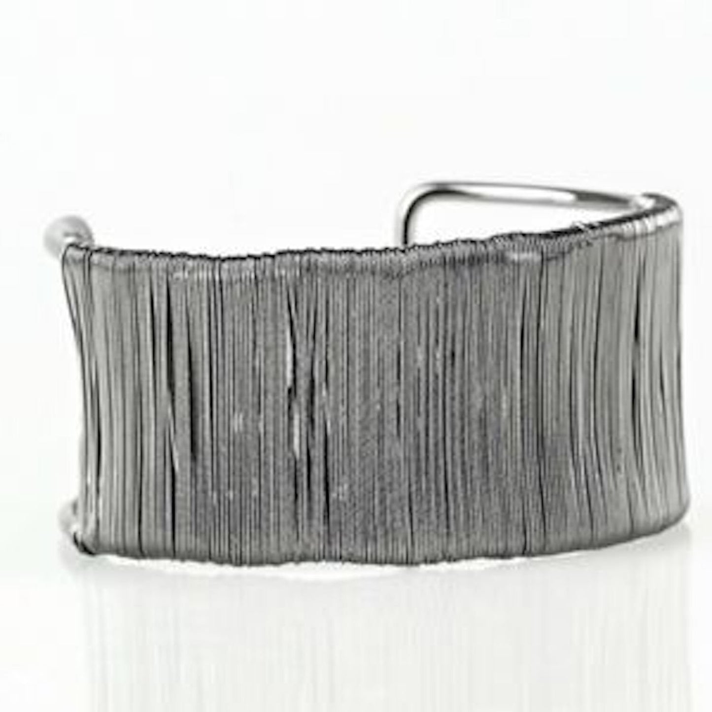 3pc Gunmetal Choker/Earrings/Bangle Statement Set