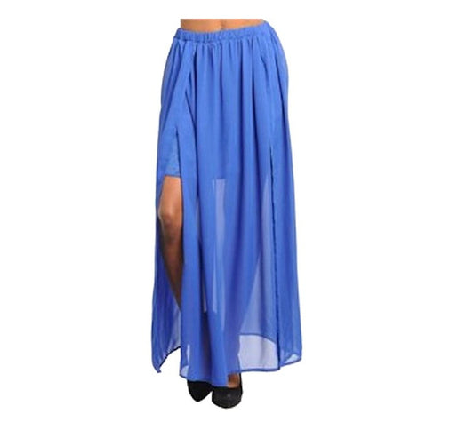 Georgette Chiffon Maxi Skirt