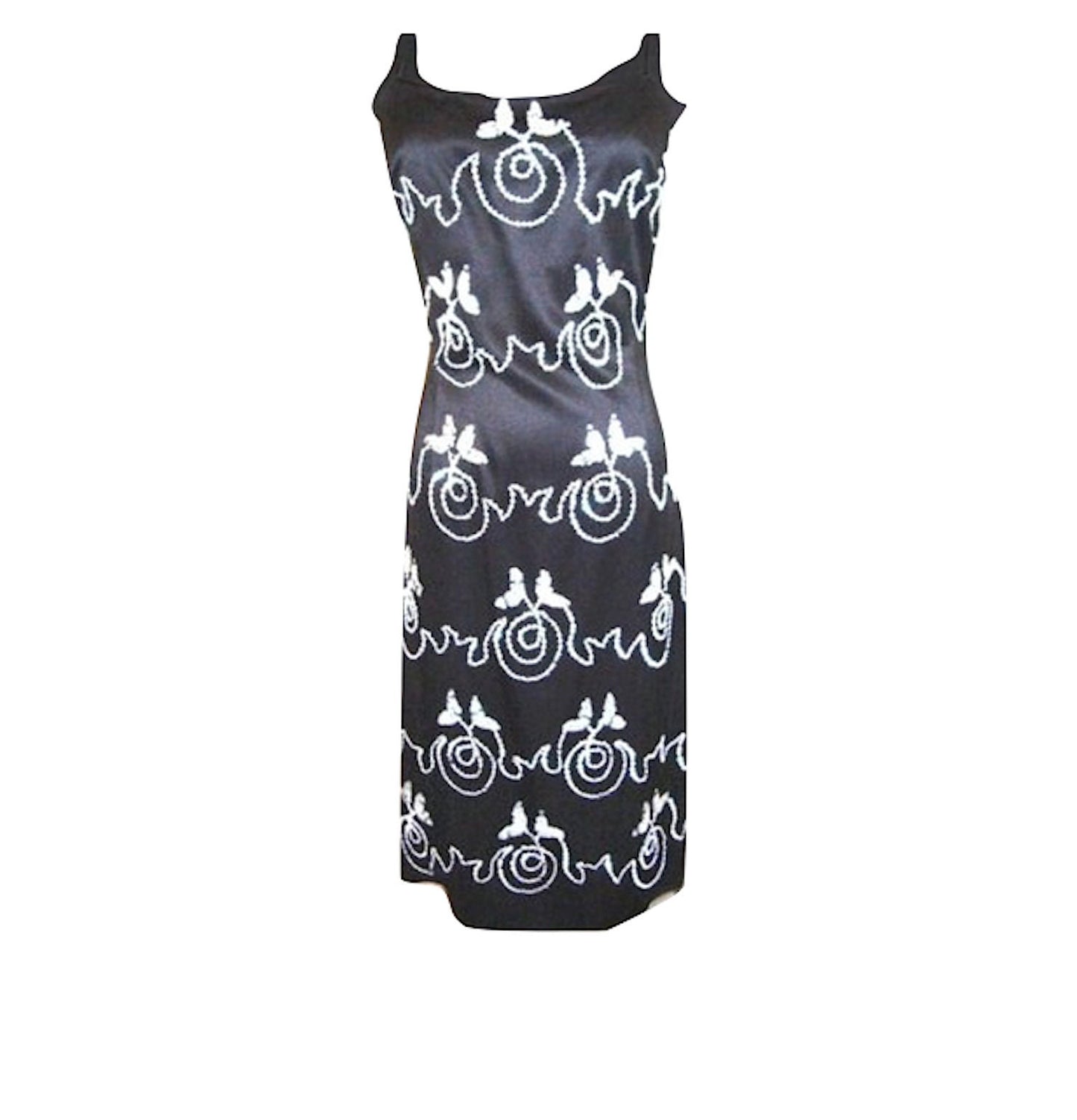 Rimini by Shaw Scroll Bead Wedding Cocktail Dress