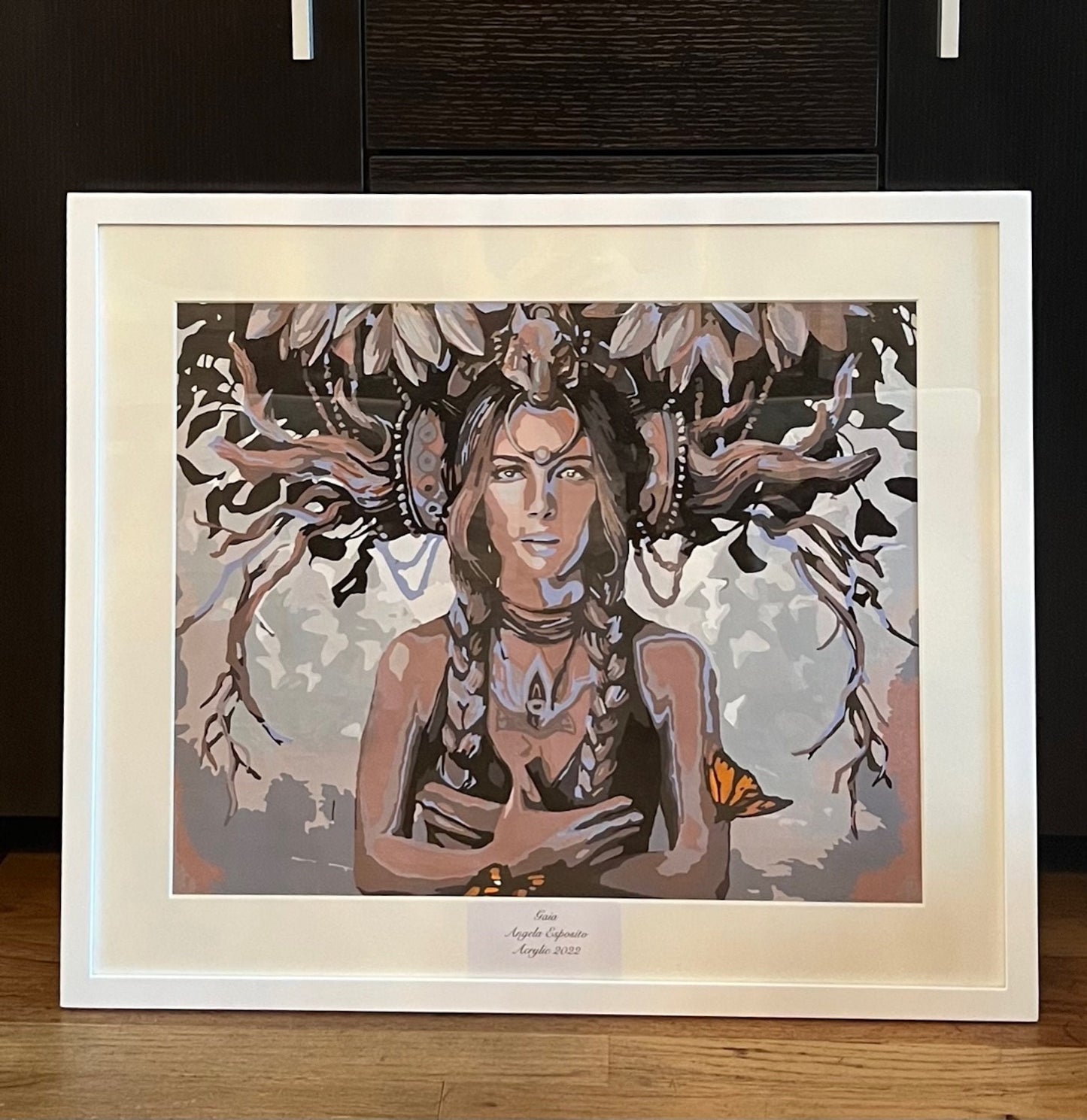 20x24 Gaia Acrylic Painting 2022