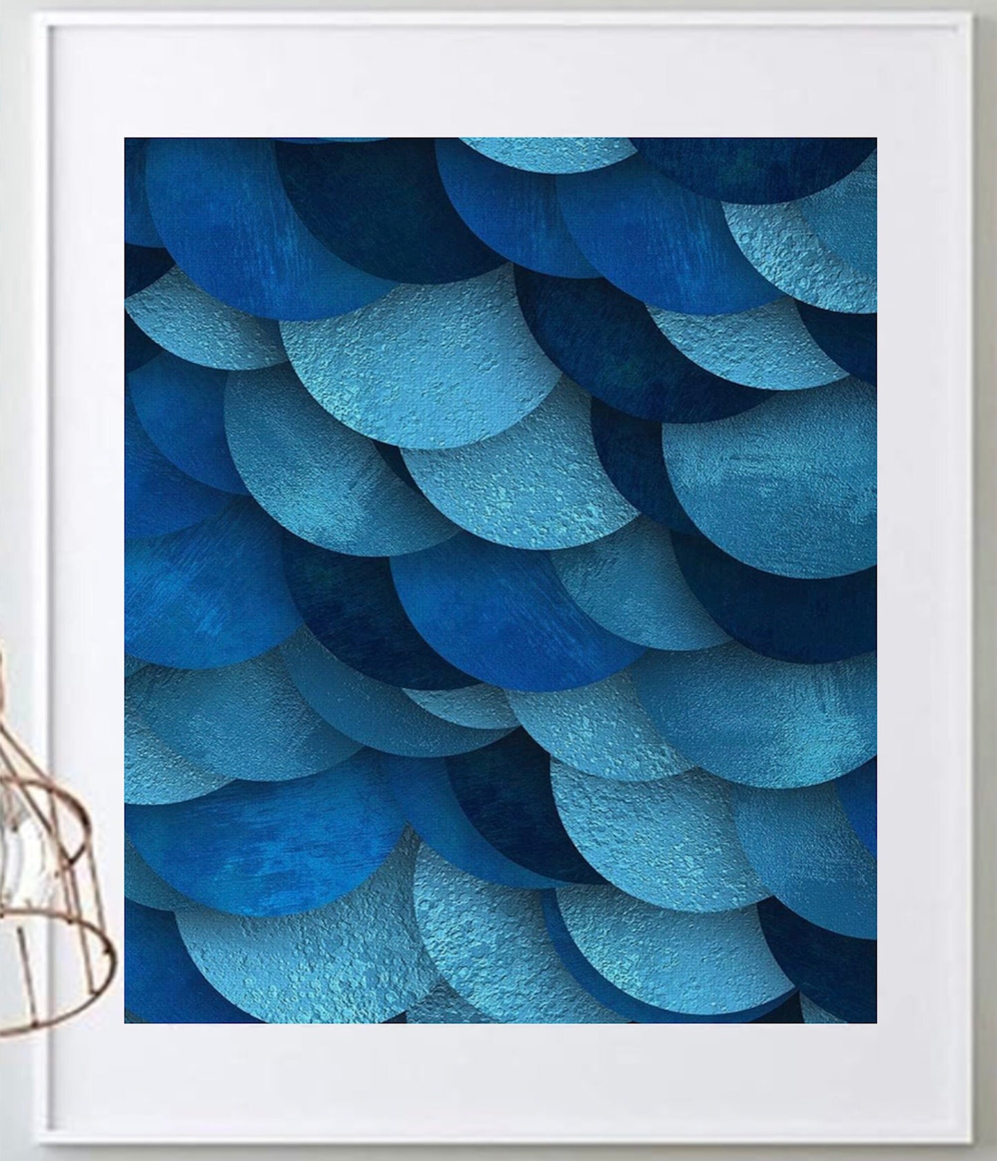 16 x 20 Framed Bold Coastal Nautical Themed Polyester Fabric Textile Wall Art