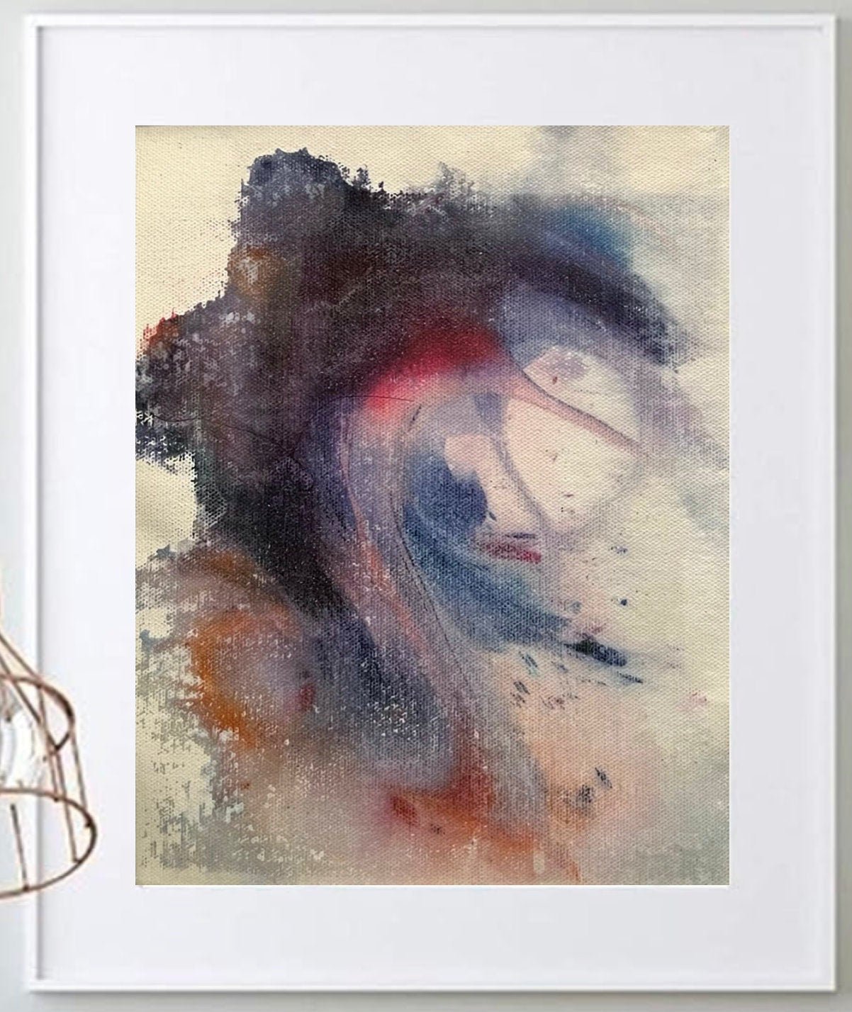 The Flow Of Life 8x10 Screen Print Bold Modern Abstract Theme Canvas Wall Art (Framing Optional)