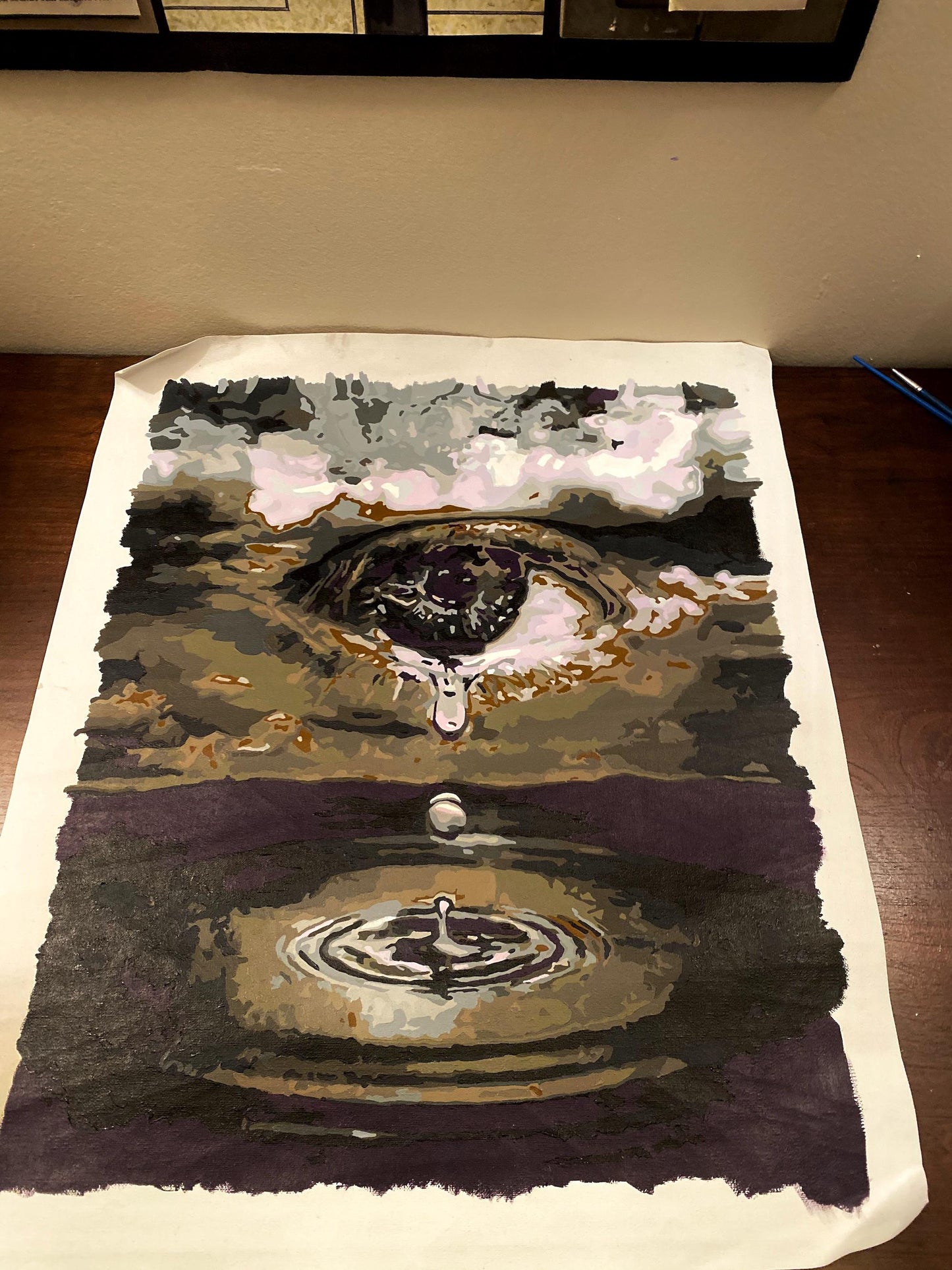 20x24 The Collective Suffering Acrylic Painting 2021