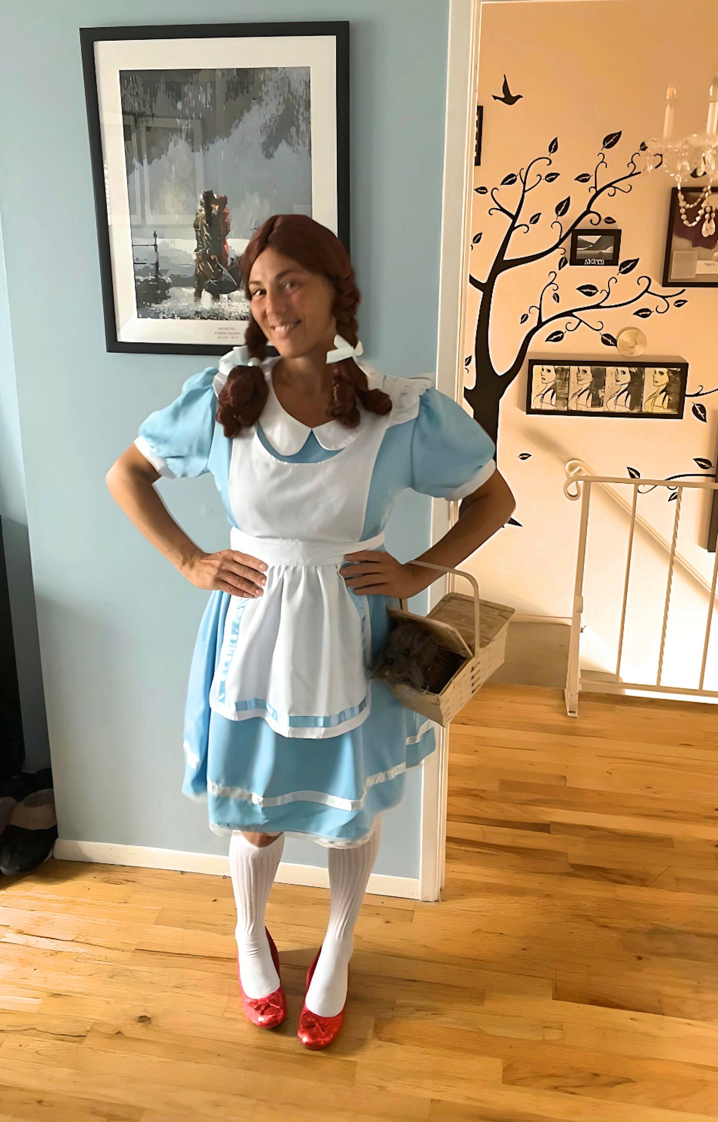 6pc Size Large Dorothy Costume Dress Set Halloween
