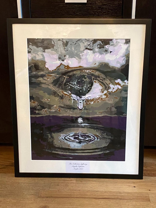 20x24 The Collective Suffering Acrylic Painting 2021