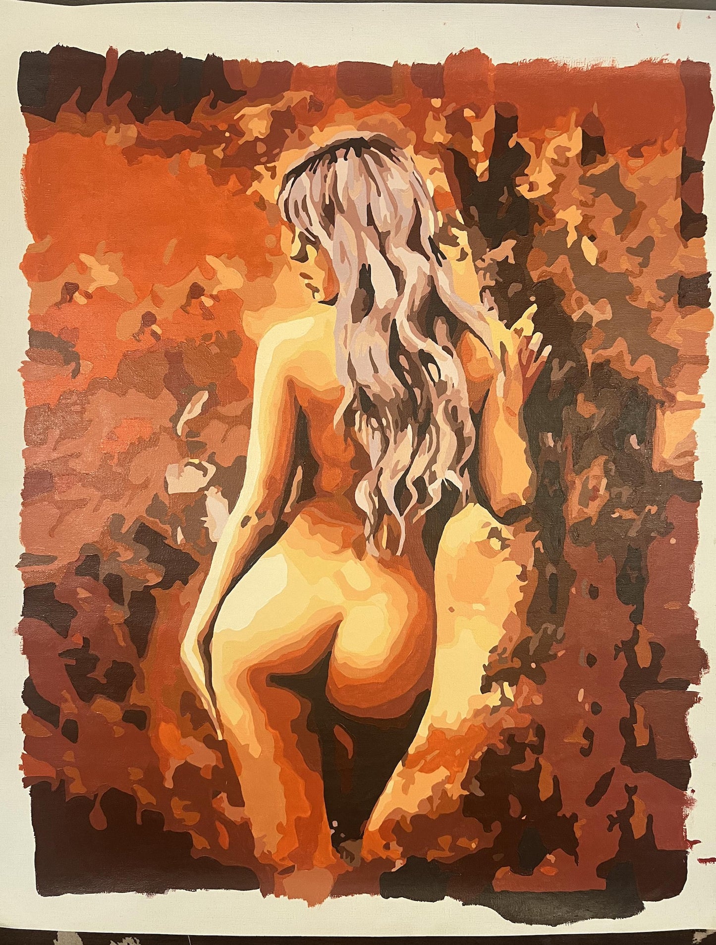 20x24 One Last Glance Acrylic Painting 2023
