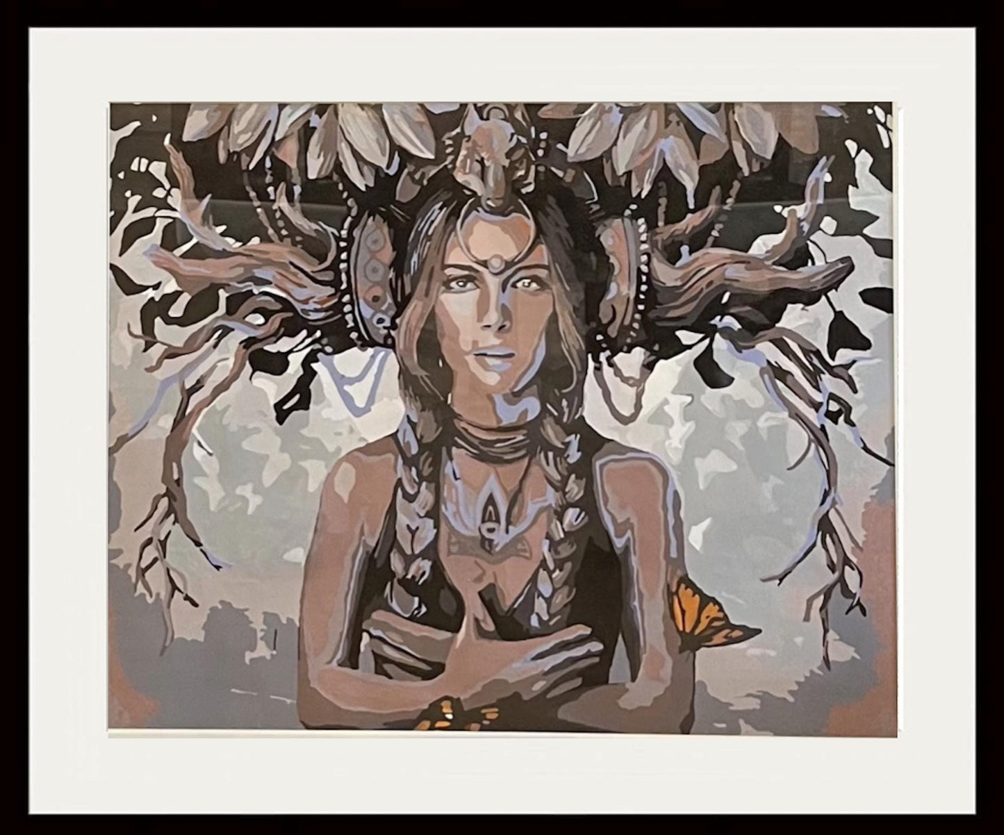 20x24 Gaia Acrylic Painting 2022