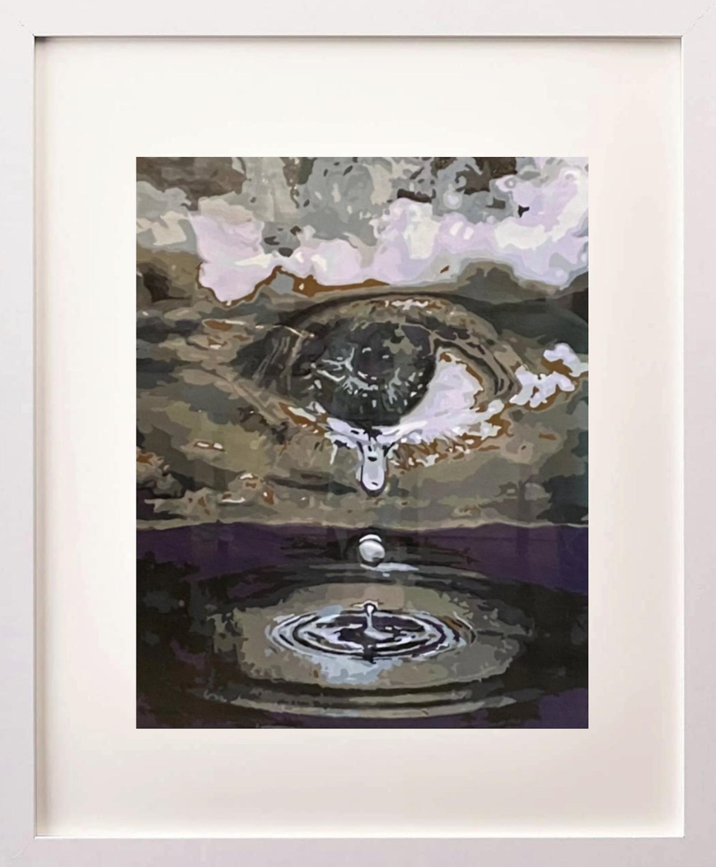 20x24 The Collective Suffering Acrylic Painting 2021